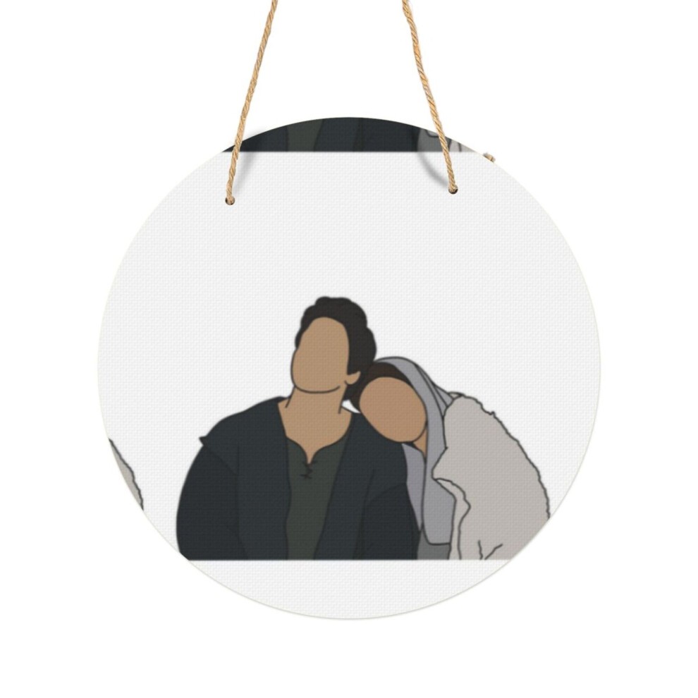 (Mary and Joseph- Journey to Bethlehem=8835) Round Metal Sign Aluminum 11.5 Print Sign Wall Art Decor Plaque for Home Bar Cafe Pub Xmas Decoration