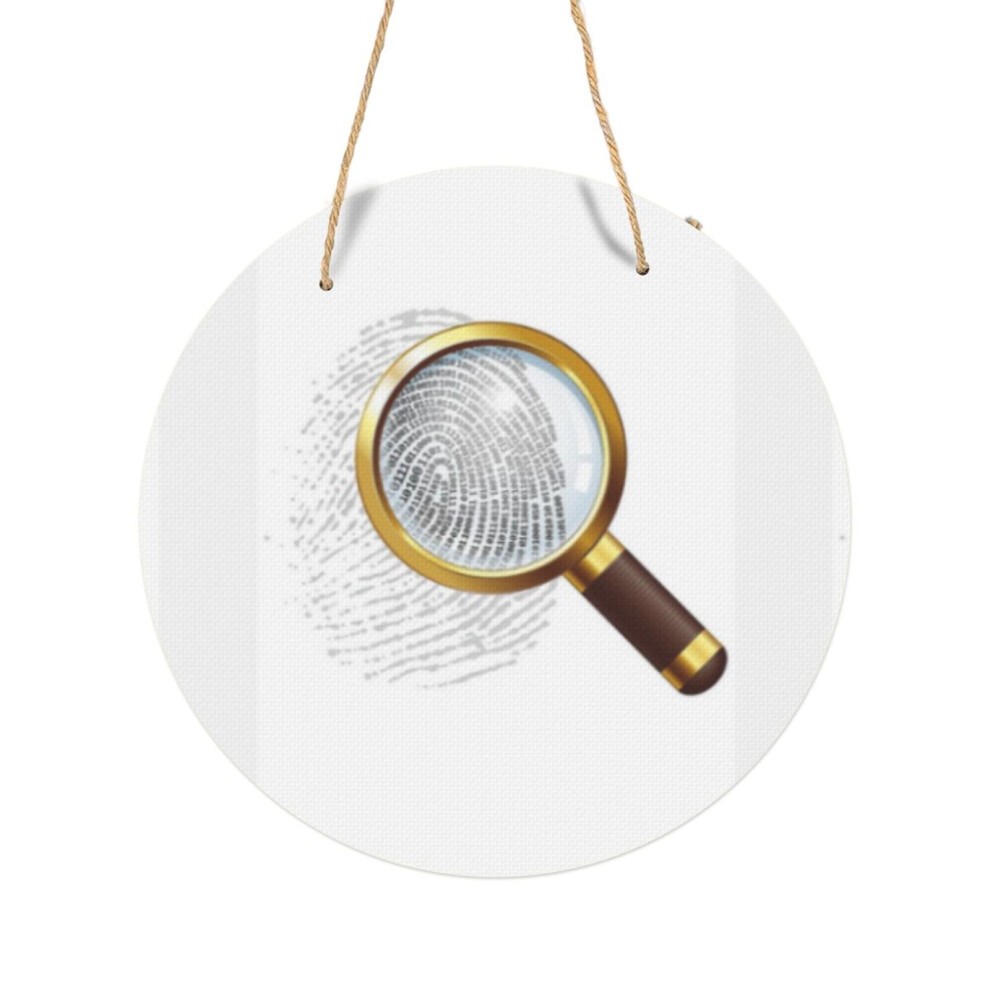 (Forensic Science=2658) Round Metal Sign Aluminum 11.5 Print Sign Wall Art Decor Plaque for Home Bar Cafe Pub Xmas Decoration