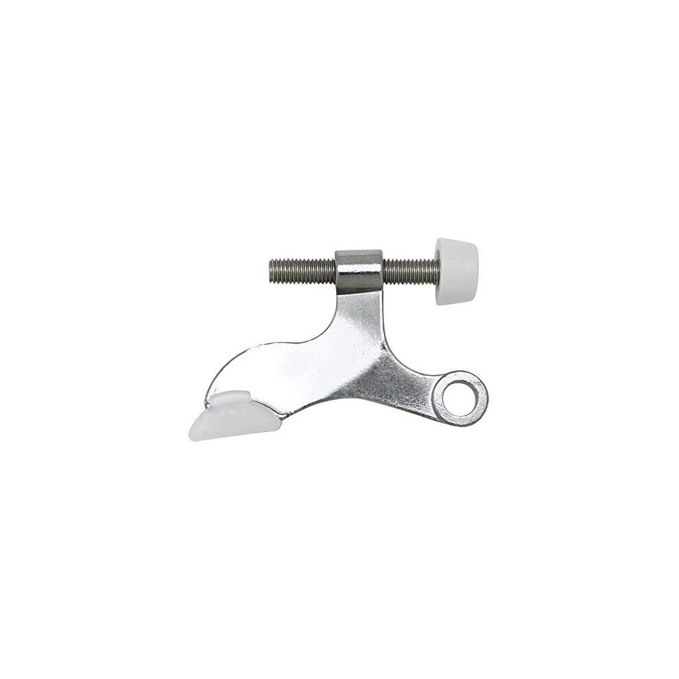 25 Pack - Designers Impressions Polished Chrome Heavy Duty Hinge Pin Adjustable Door Stop : 3619