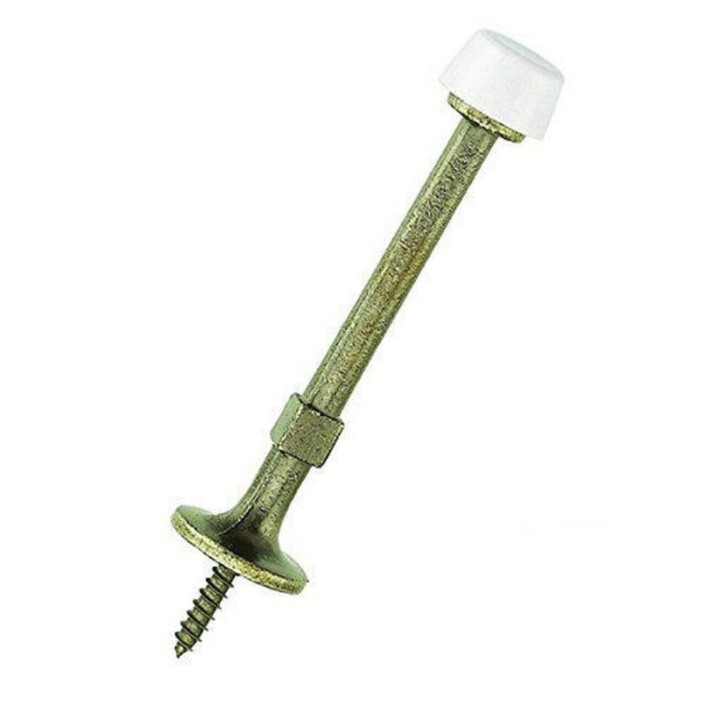 25 Pack - Designers Impressions Antique Brass Lite Duty Rigid Door Stop : 0255