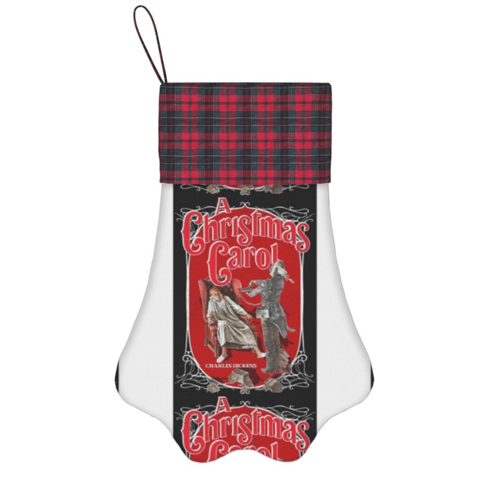 (a Christmas Carol=7796) Paw Christmas Stockings Buffalo Tartan Plaid for Cats Dogs Pet Hanging Xmas Tree Decorations
