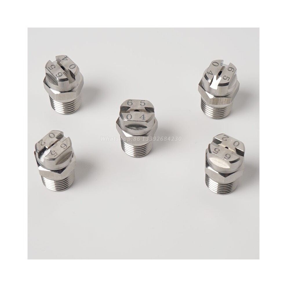 (1 of 4-6505) 1/4'' Flat Fan Nozzle 0-110degree Vee Jet Water Spray Nozzle HVV V Jet thumbnail