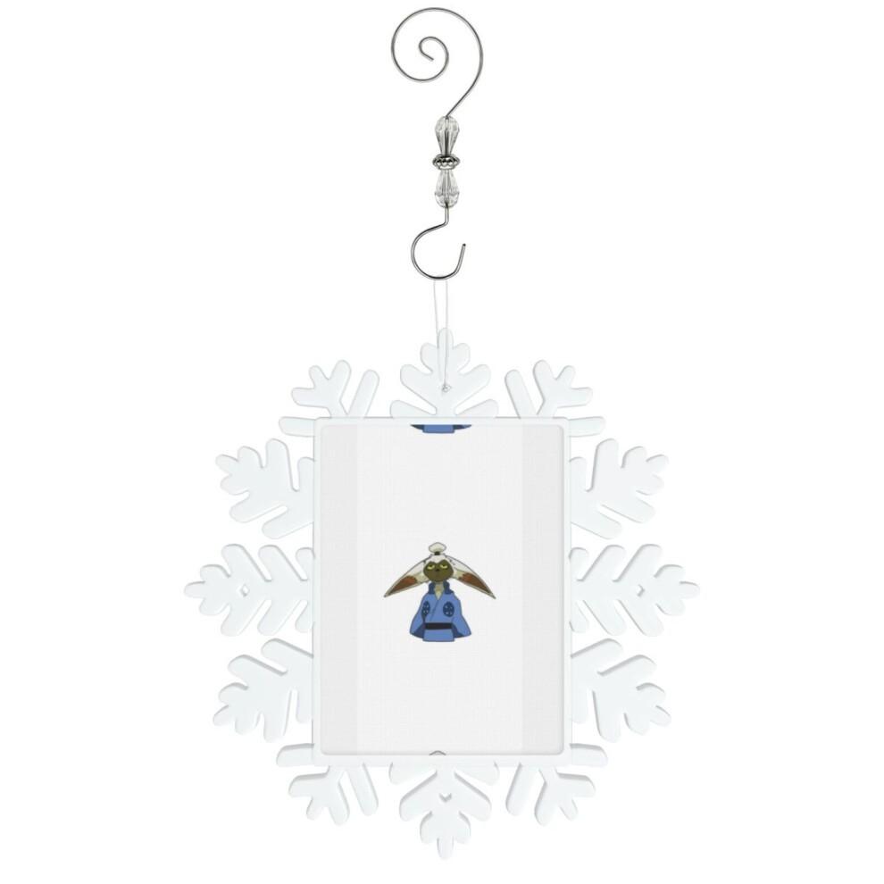 (?Samurai Momo? from Avatar the Last Airbender Legend of Korra=6249) Christmas Ornament Snowflake Tree Decoration Car Hanging Charm Gift with Hook Kee