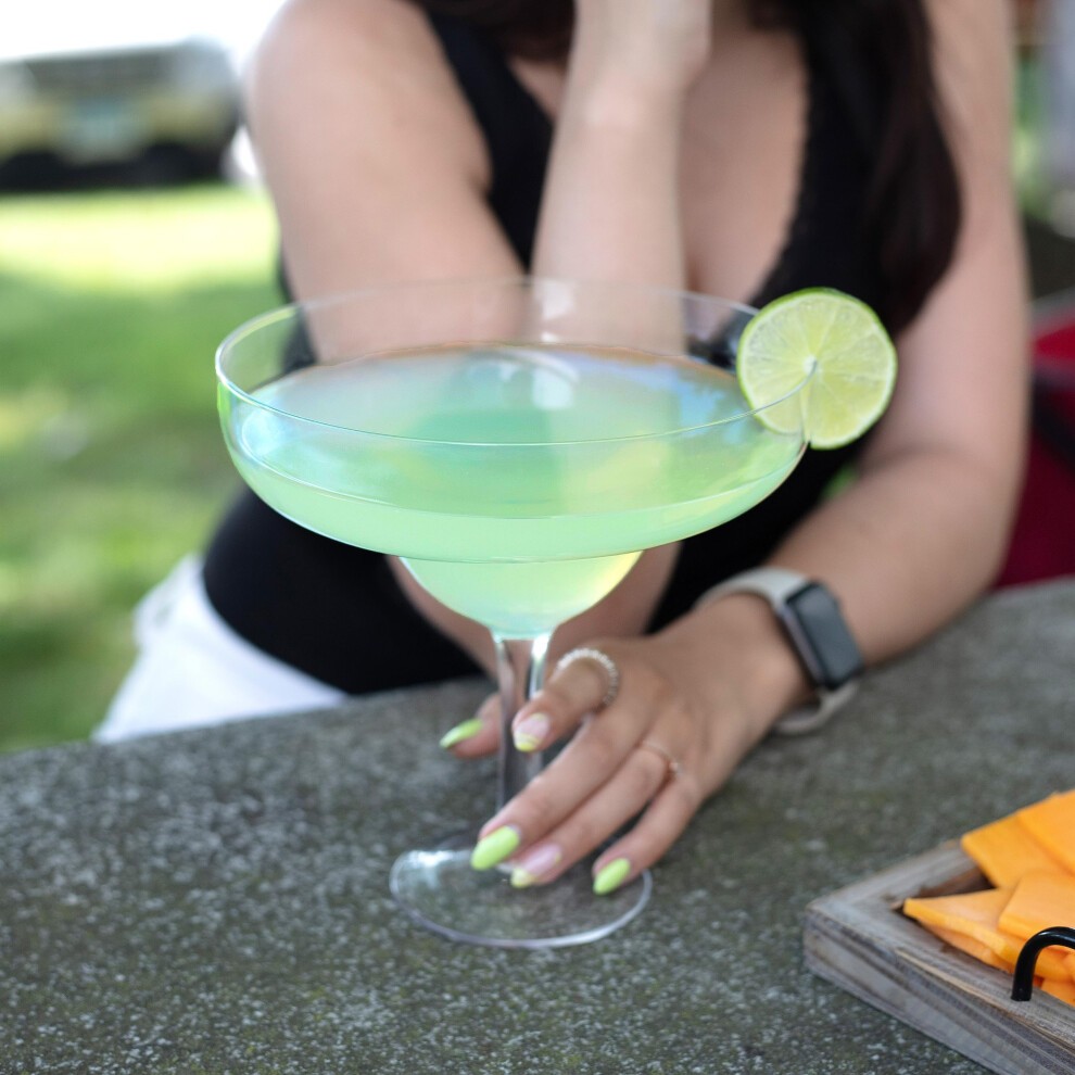 Extra Large Margarita Glass - 33 Oz per Giant Glass - Fits 3 Regular Margs- Fun for Tequila Lovers  Birthdays  Mexican Dinner Night & Cinco De Mayo Pa thumbnail