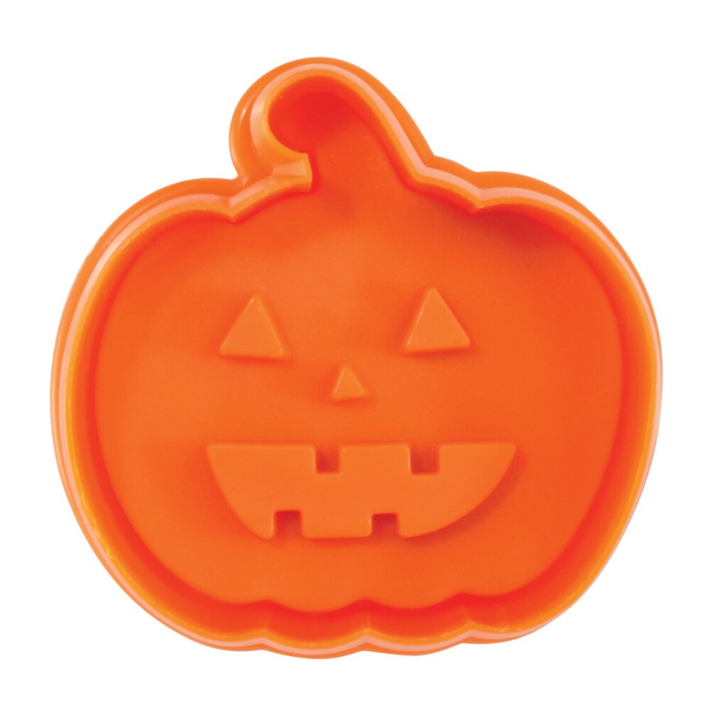 RM Autumn Theam Pastry  Cookie Stamper Set of 4 Assorted Designs  Colors  Turkey  Acorn  Pumpkin  Oak Leaf 2 Inch Assorted thumbnail