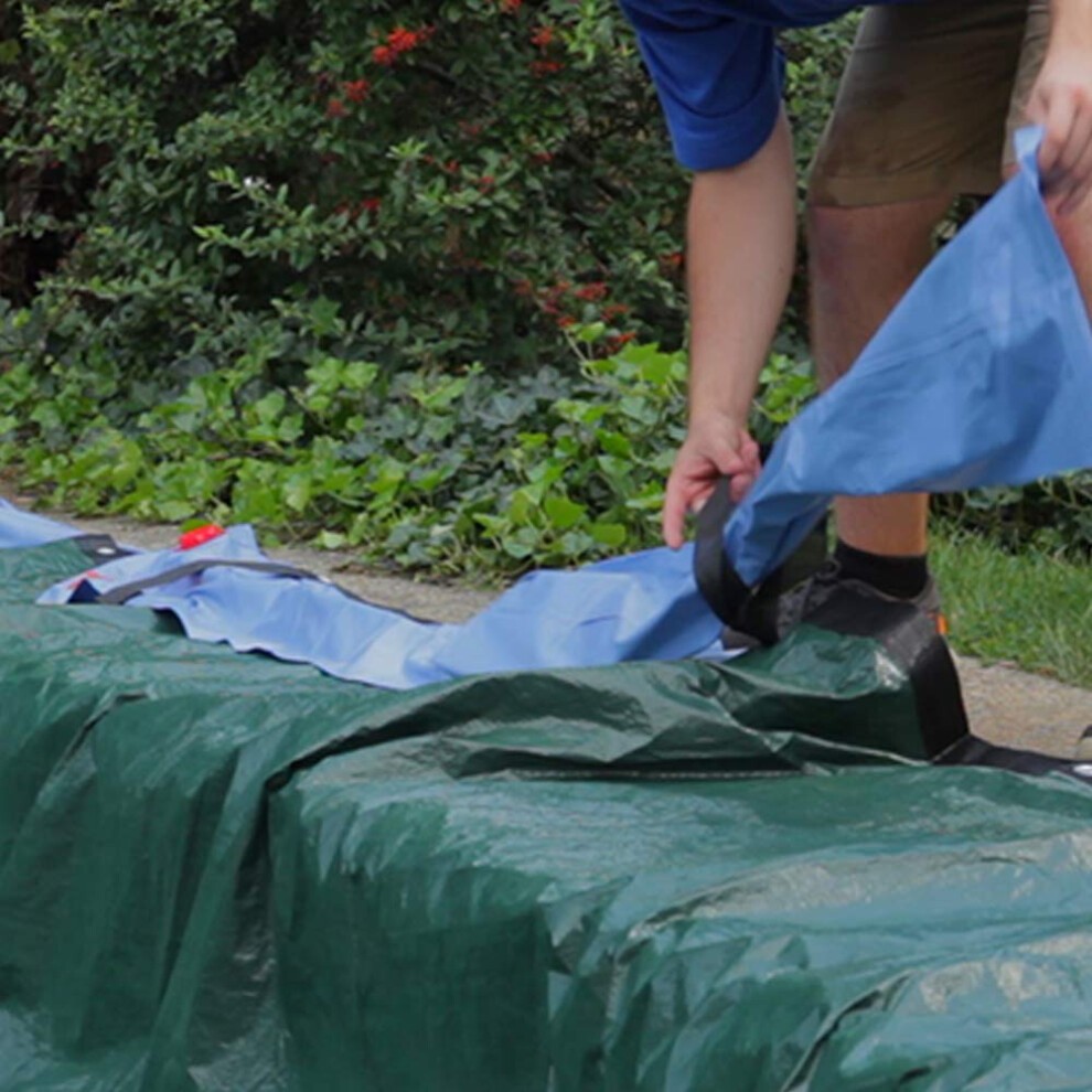 Buffalo Blizzard Blue 22 Gauge 8  Rectangle Double Chamber Water Bags for Pool Closing  10 Pack thumbnail