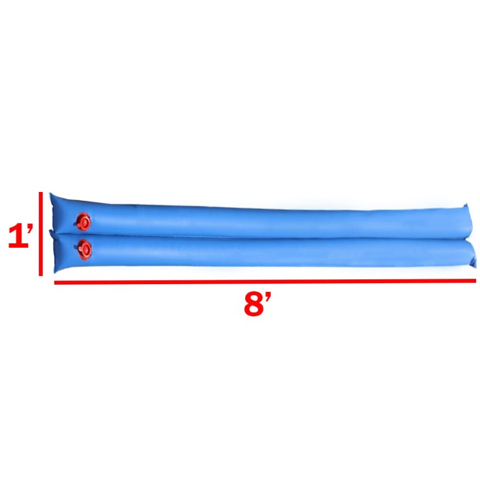 Buffalo Blizzard Blue 22 Gauge 8  Rectangle Double Chamber Water Bags for Pool Closing  24 Pack thumbnail