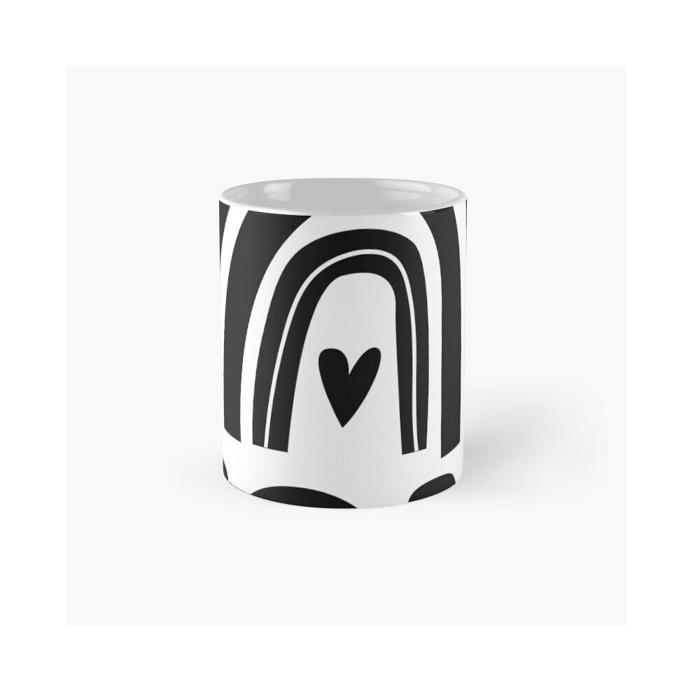 (Mom2 Mom of 2 Mother of Two Bohemian Rainbow Boho Style Mothers Day Stuff for Mom from Daugh-6858) Coffee Mugs 11oz Dawn on a Magical Planet with a P thumbnail