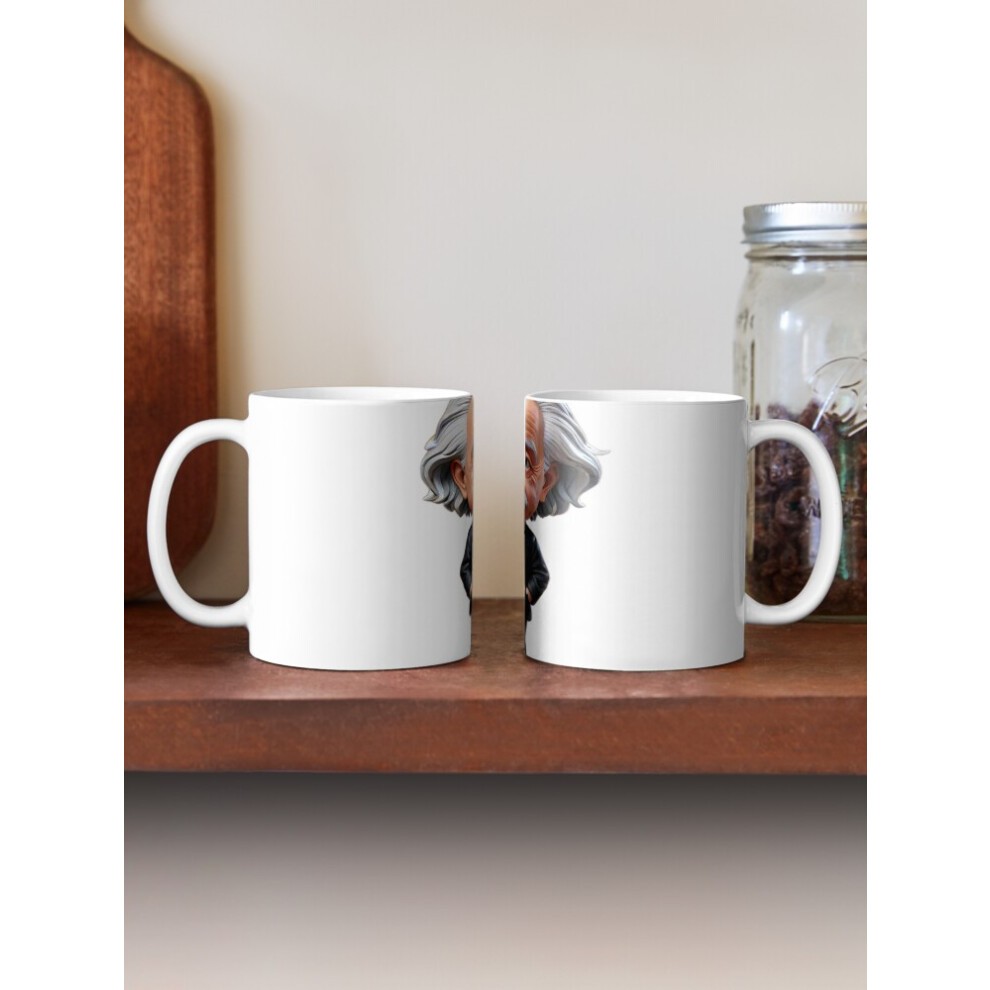 (Albert Einstein Bobble Head-9253) Coffee Mugs 11oz Pursuit - Black German Shepherd Ceramic Mug Cute Novelty Christmas Gifts