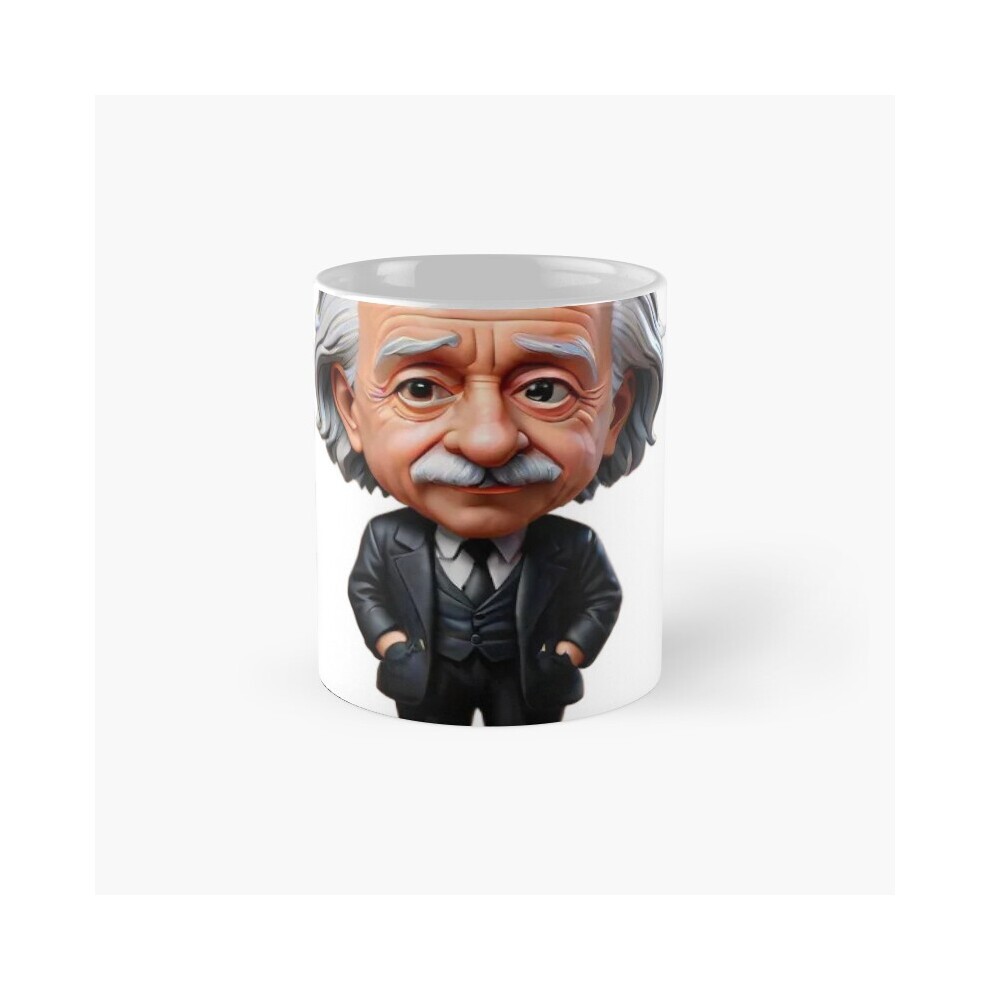 (Albert Einstein Bobble Head-9253) Coffee Mugs 11oz Pursuit - Black German Shepherd Ceramic Mug Cute Novelty Christmas Gifts thumbnail