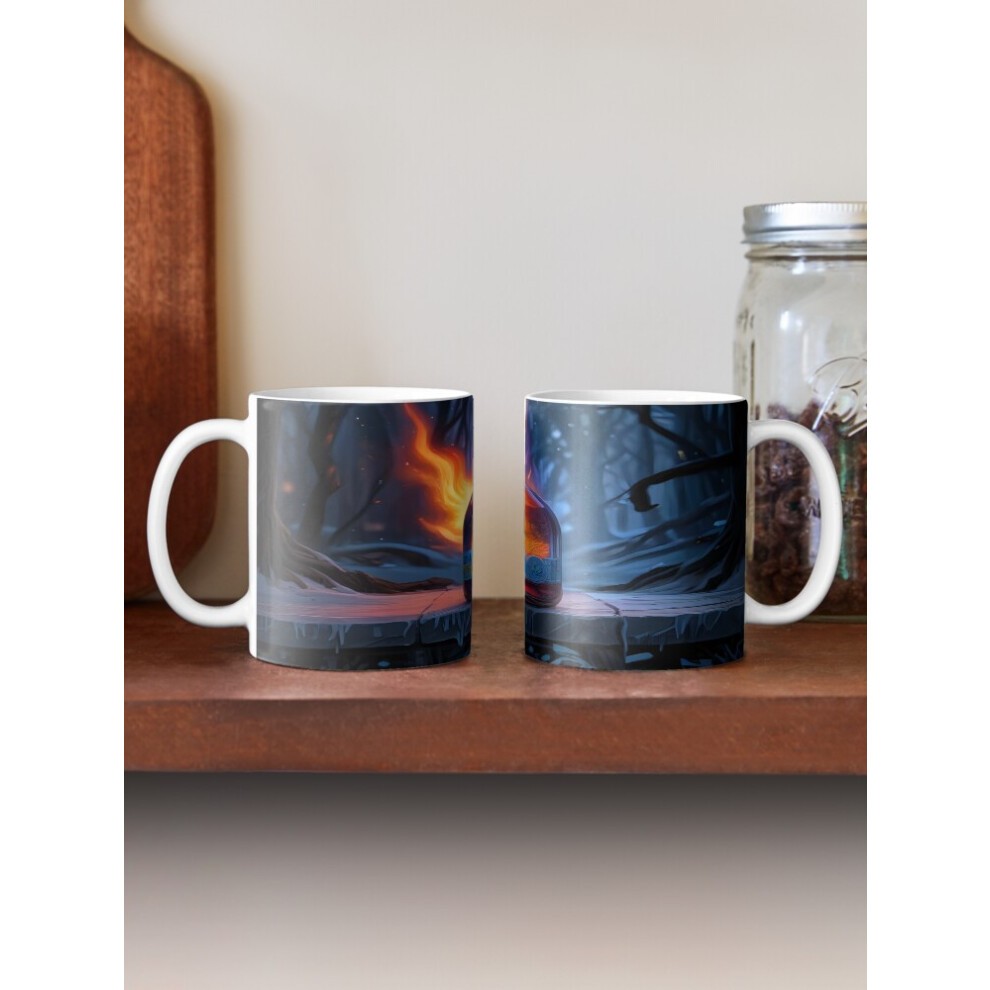 (Alcohol Bottle, Digital Art, Fire Ice-5797) Coffee Mugs 11oz John Cena Peacemaker Ceramic Mug Cute Novelty Christmas Gifts