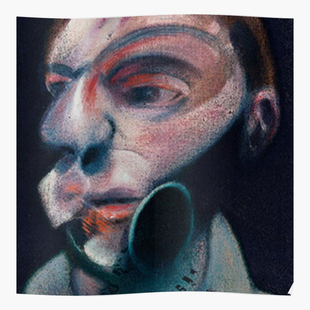 (Francis Bacon 1970s Original Painting for Sale=5796) Posters 16x20