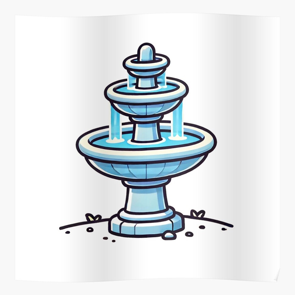 (Stickers - Fontaine12=6249) Posters 16x20