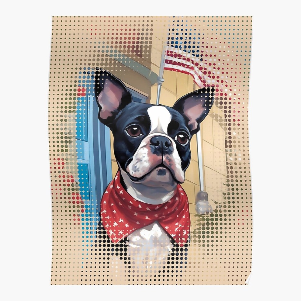 (Patriotic Pup Celebration=7287) Posters 16x20
