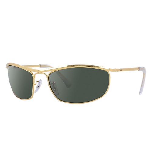 Ray-Ban Olympian 3119 Sunglasses 001 - Gold - Crystal Green Men Oval