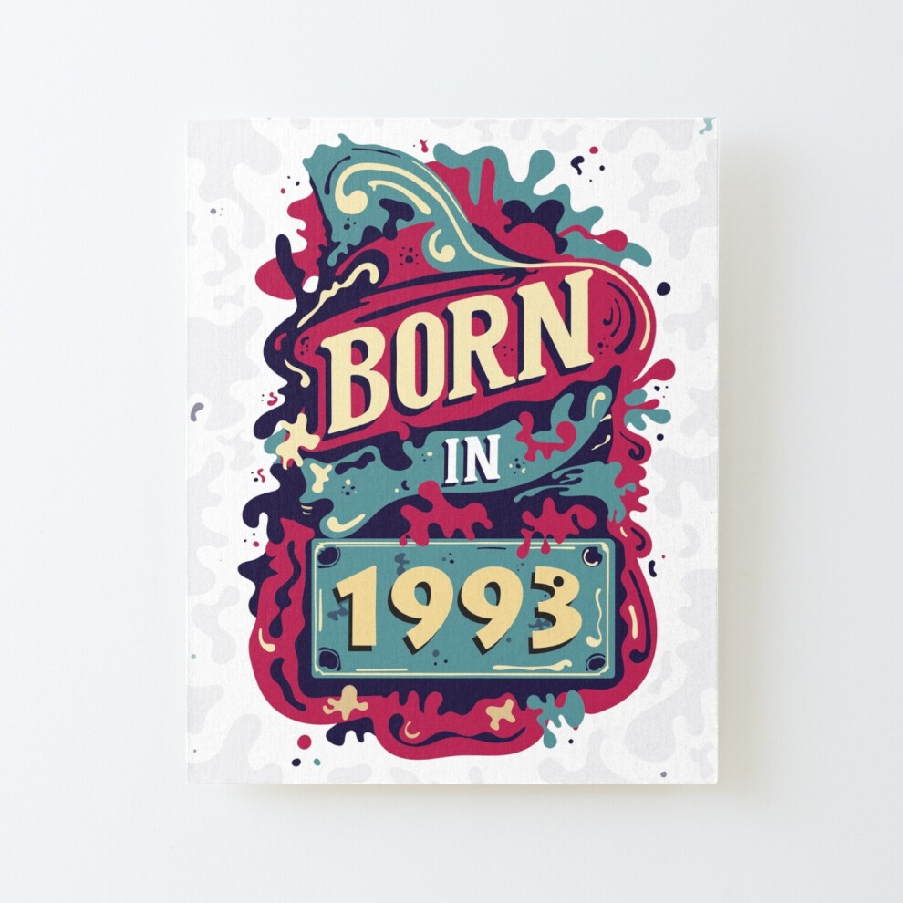 Framed Canvas Print Born in 1993=2313 DIY Install Kit - 16x20