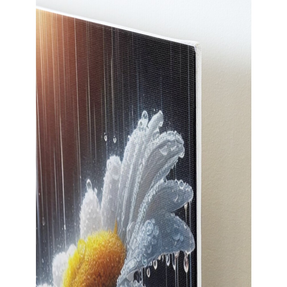 Framed Canvas Print Butterflies in the Rain=4722 DIY Install Kit - 16x20