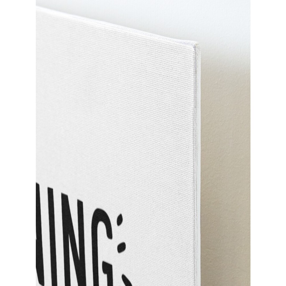 Framed Canvas Print Journaling - Warning: May Spontaneously Start Journaling=5588 DIY Install Kit - 16x20