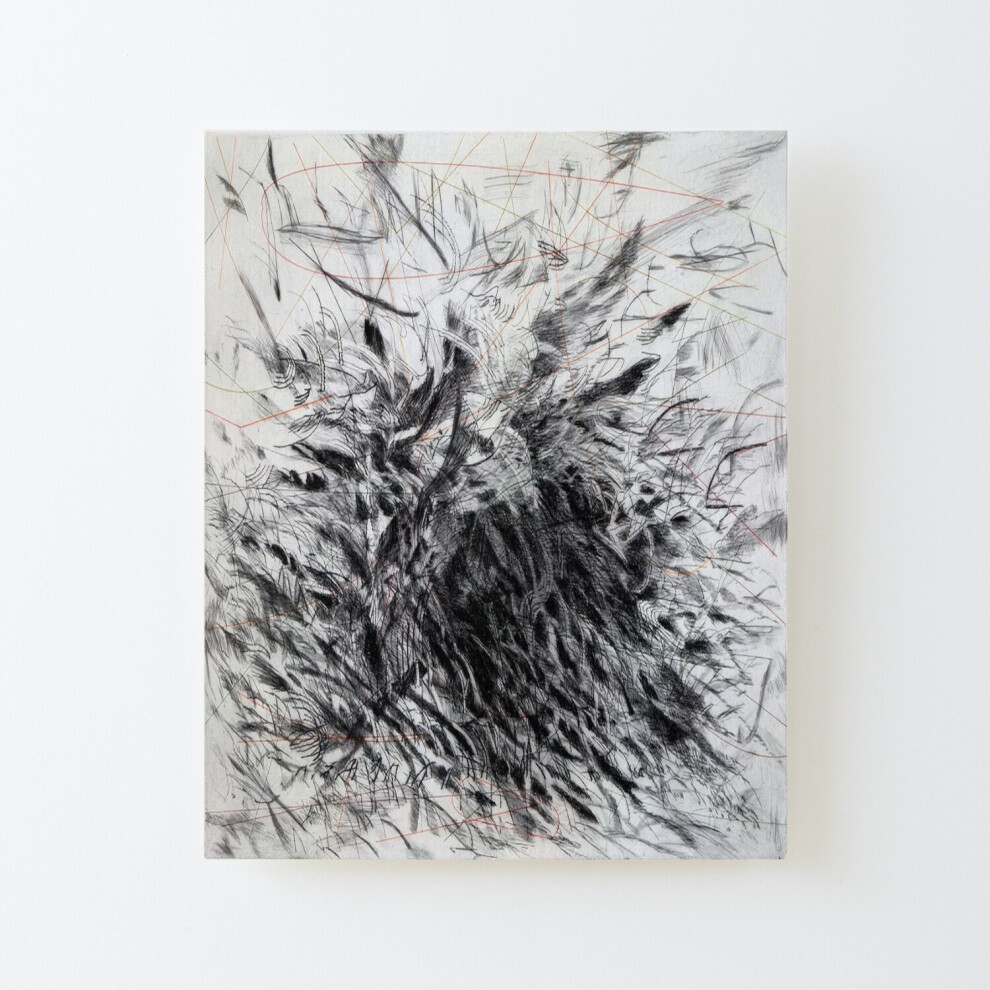 Framed Canvas Print Julie Mehretu=5499 DIY Install Kit - 16x20