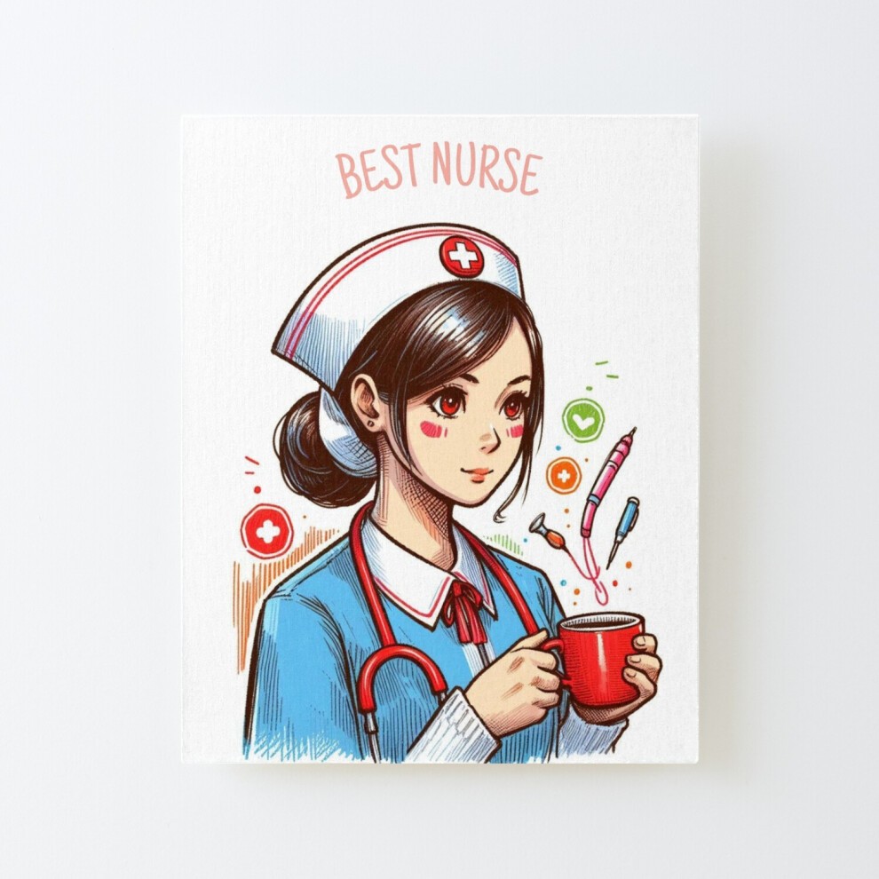 Framed Canvas Print Best Nurse 2=6051 DIY Install Kit - 16x20