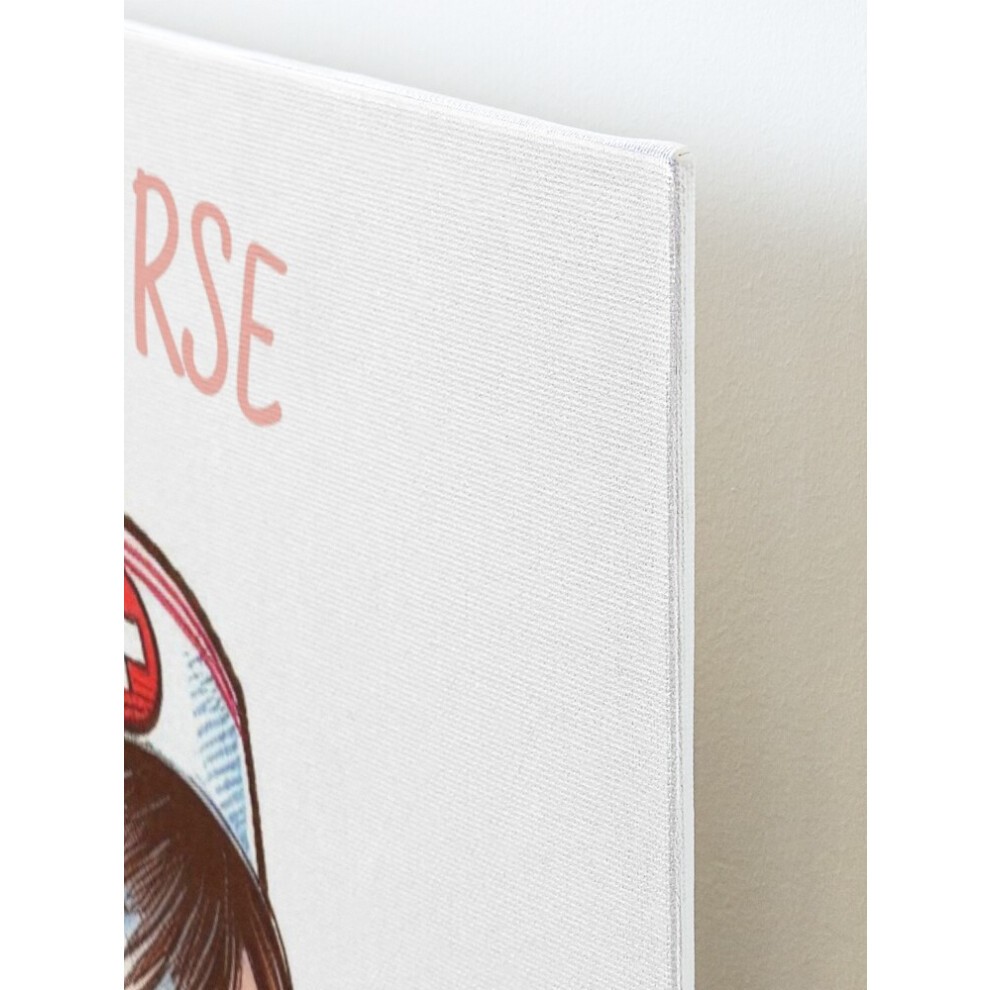 Framed Canvas Print Best Nurse 2=6051 DIY Install Kit - 16x20