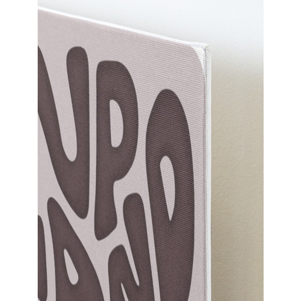 Framed Canvas Print Wake up and Smell the Corruption Word Art=5954 DIY Install Kit - 16x20