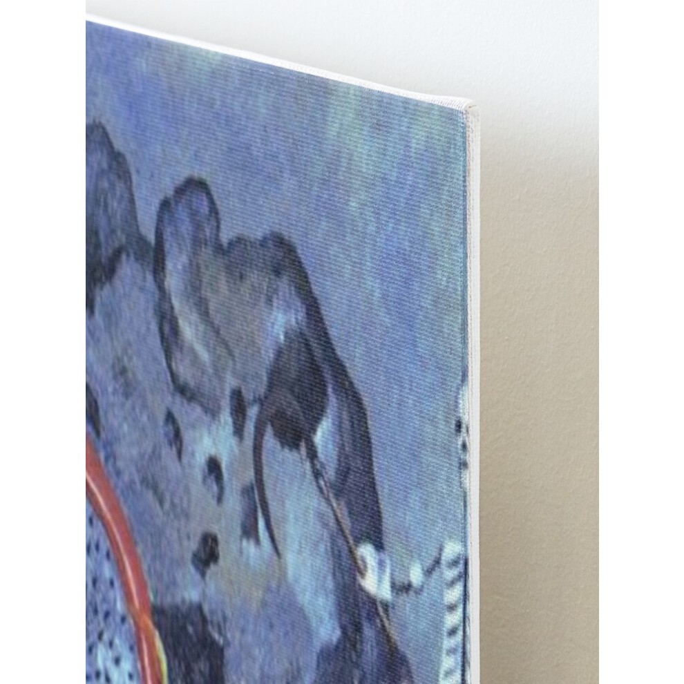 Framed Canvas Print Uncompromising and Brilliantly Colored Self-Portraits Inspired by Frida Kahlo=6678 DIY Install Kit - 16x20