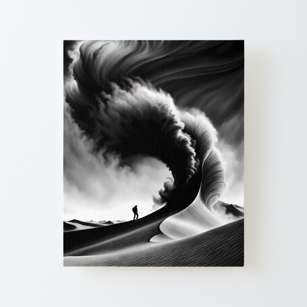 Framed Canvas Print in the Sands of Time=7786 DIY Install Kit - 16x20