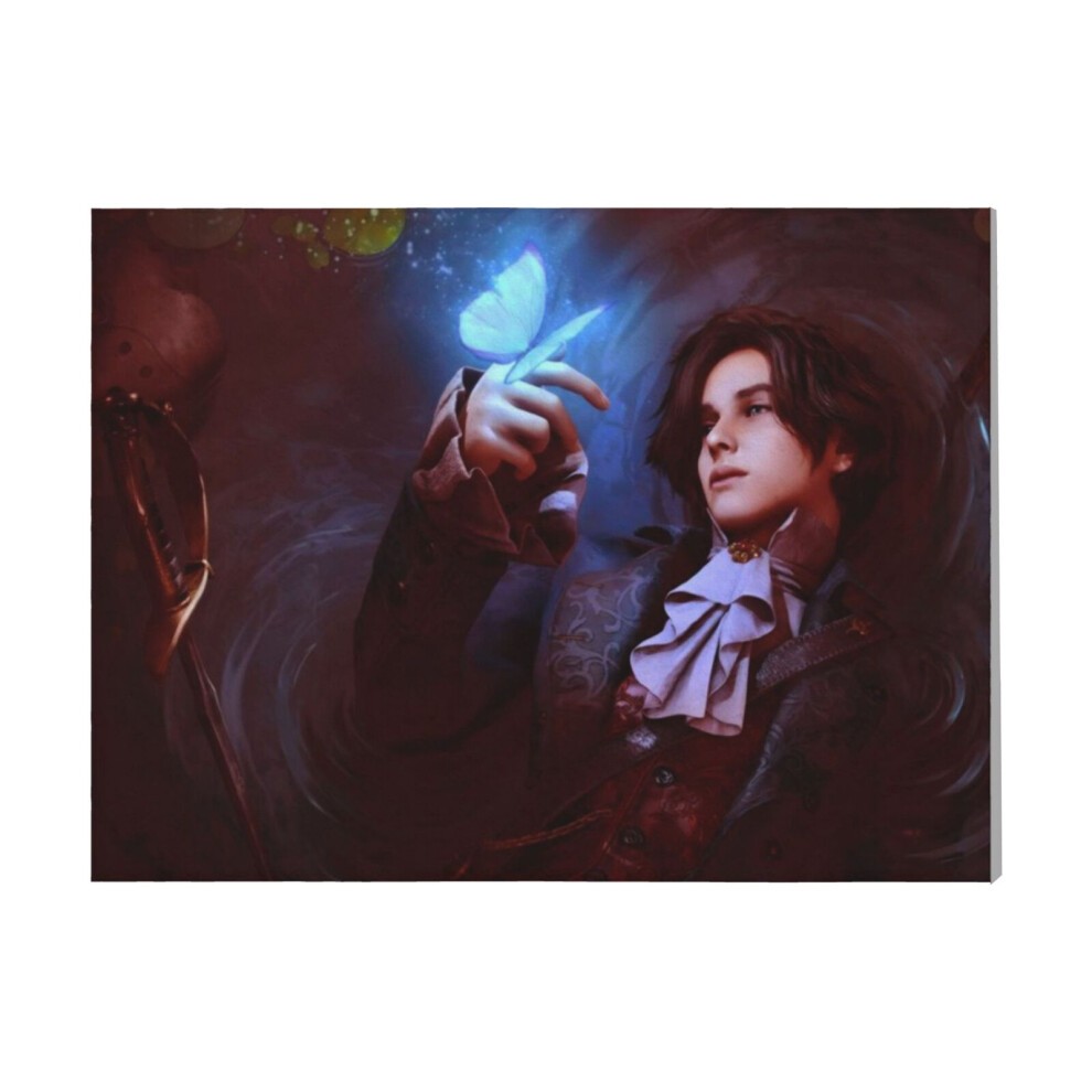 (Fan Art=3619) Canvas Print Framed DIY Install Kit- 16x20