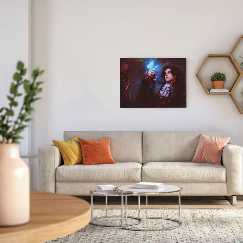 (Fan Art=3619) Canvas Print Framed DIY Install Kit- 16x20