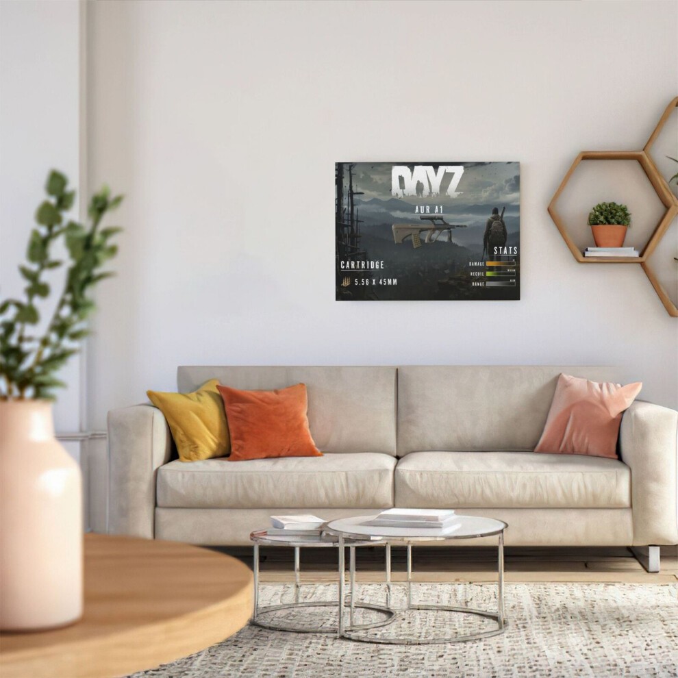 (DayZ AUR A1=4542) Canvas Print Framed DIY Install Kit- 16x20