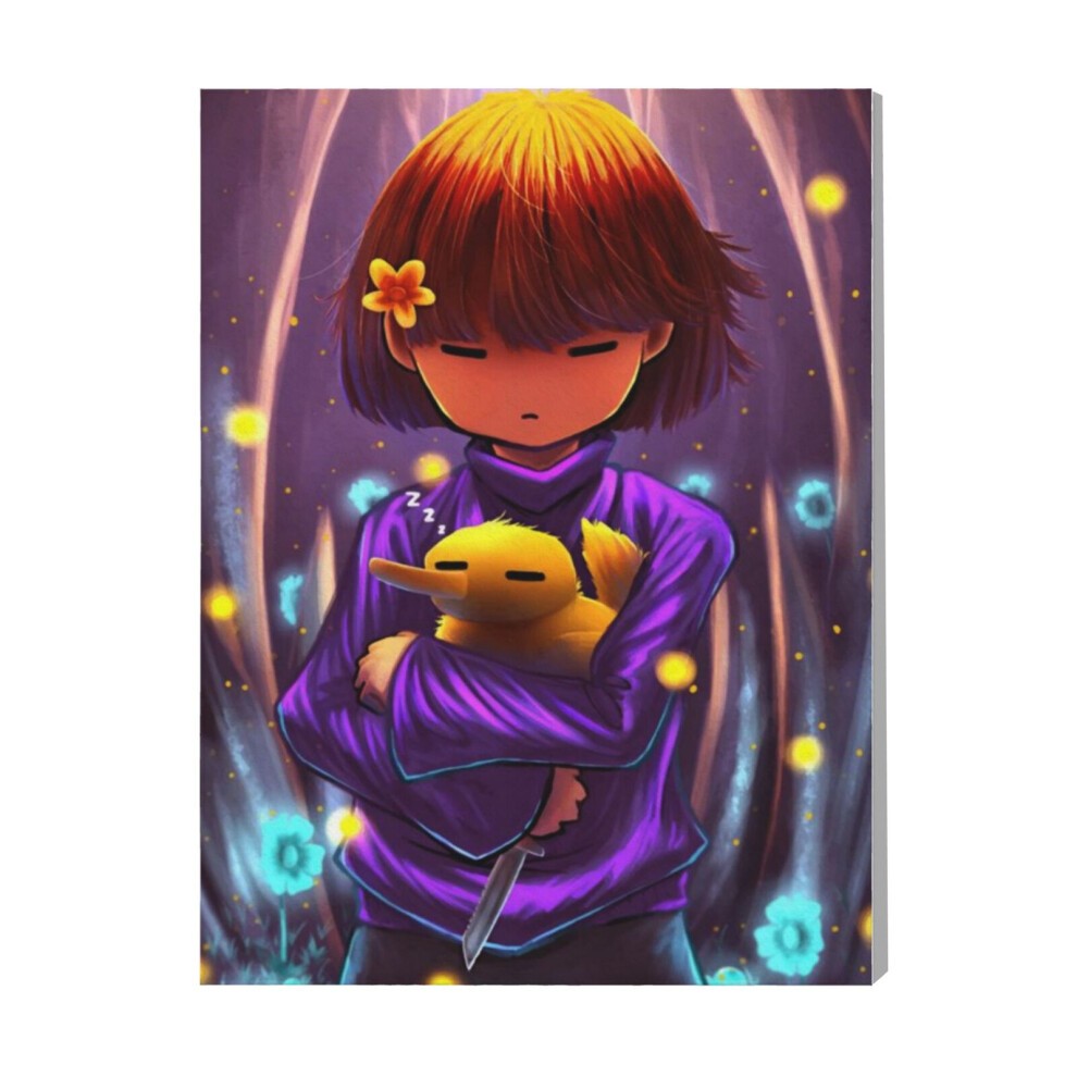 (Undertale=6229) Canvas Print Framed DIY Install Kit- 16x20