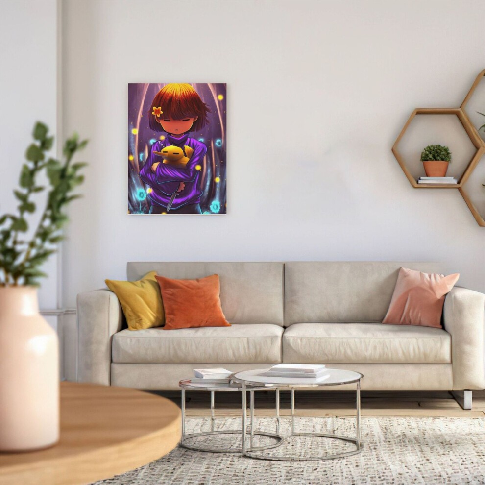 (Undertale=6229) Canvas Print Framed DIY Install Kit- 16x20