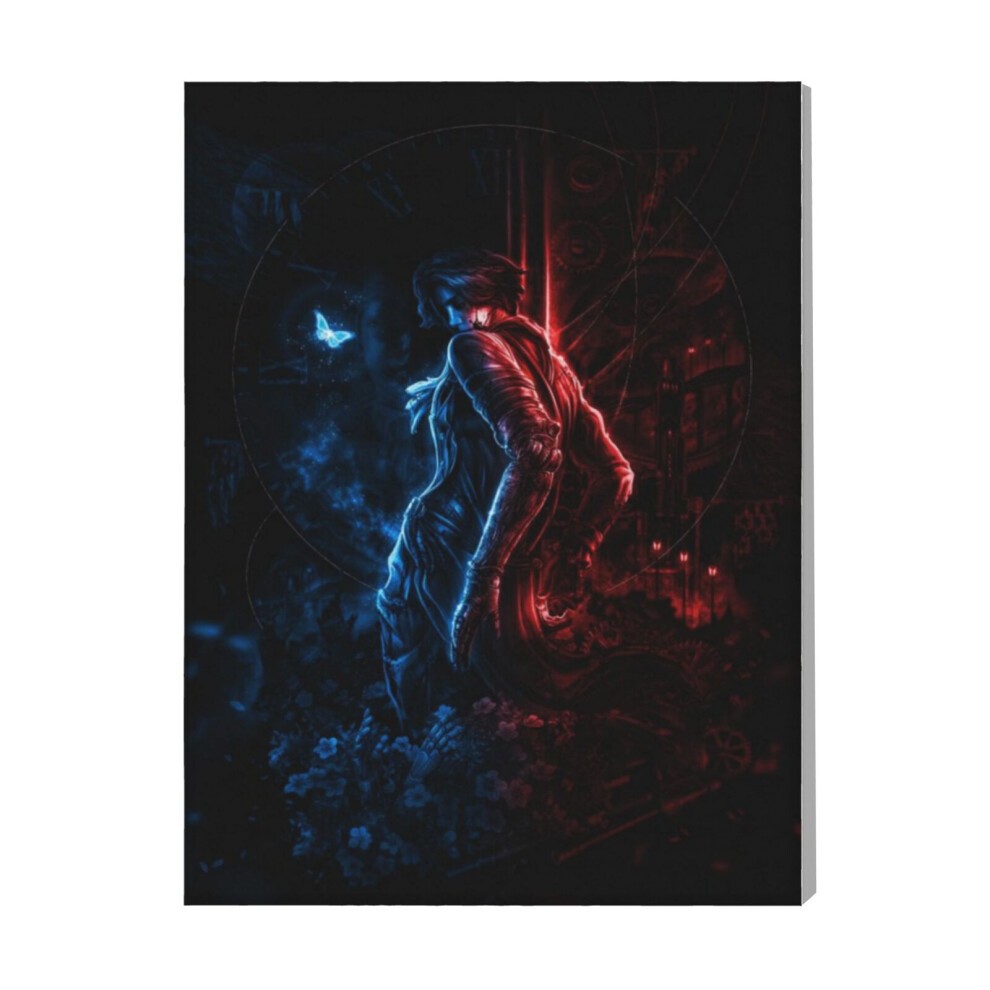 (Puppet of Destiny=6858) Canvas Print Framed DIY Install Kit- 16x20