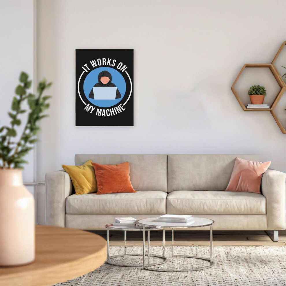 (Programmer Software=7786) Canvas Print Framed DIY Install Kit- 16x20