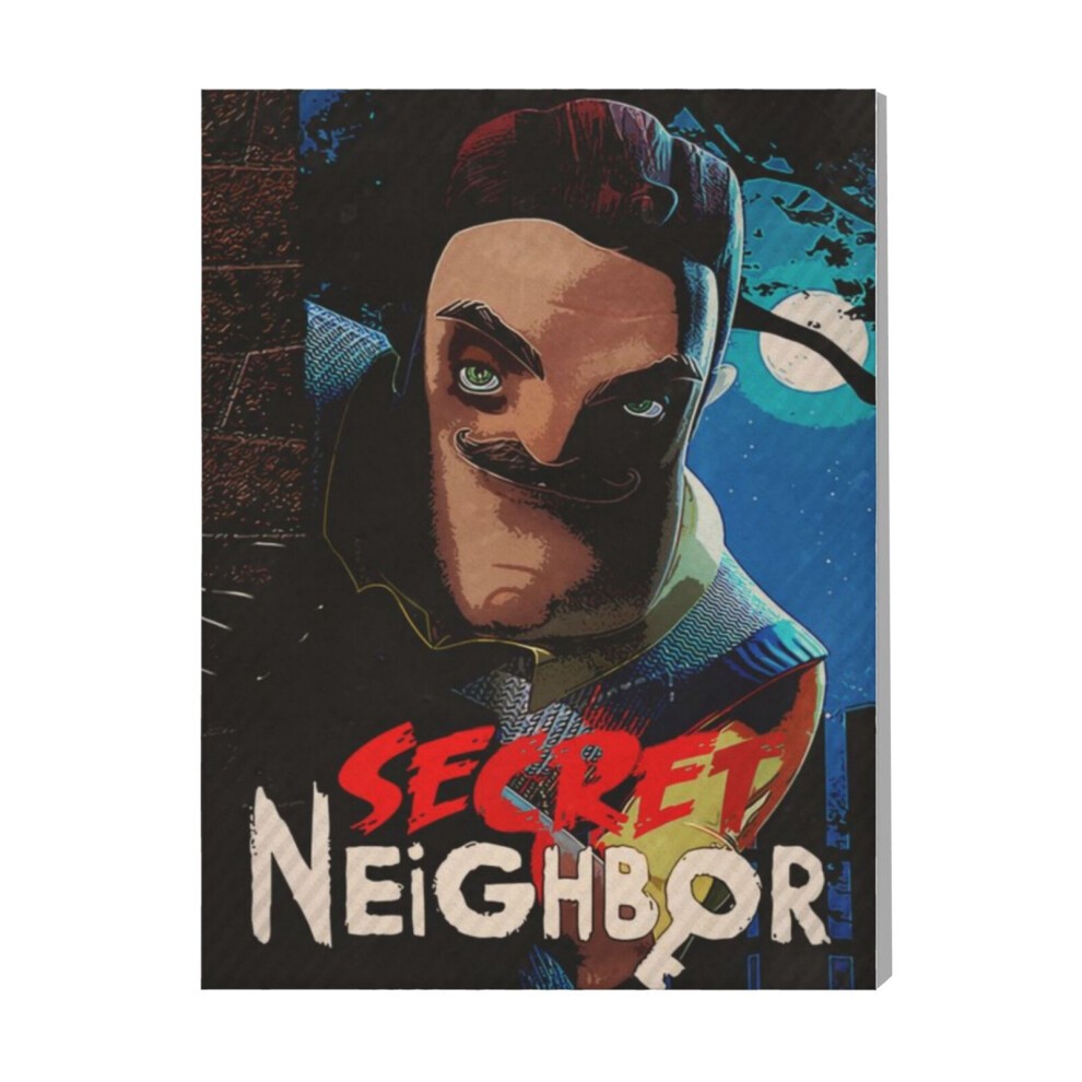 (Secret Neighbor=7668) Canvas Print Framed DIY Install Kit- 16x20