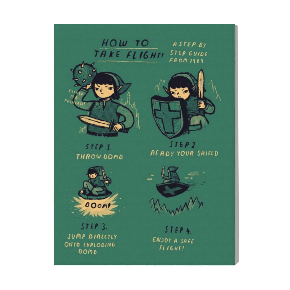 (How to Fly=2313) Canvas Print Framed DIY Install Kit- 16x20