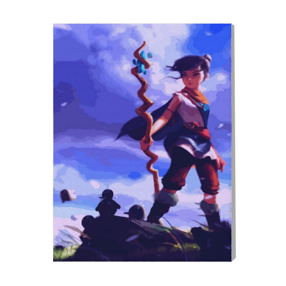 (Kena=7681) Canvas Print Framed DIY Install Kit- 16x20