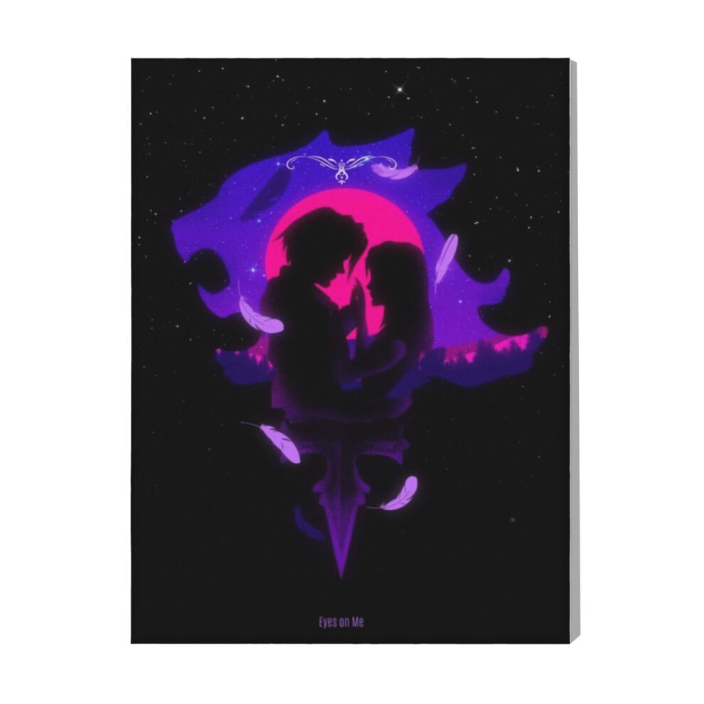 (Eyes on Me=8306) Canvas Print Framed DIY Install Kit- 16x20