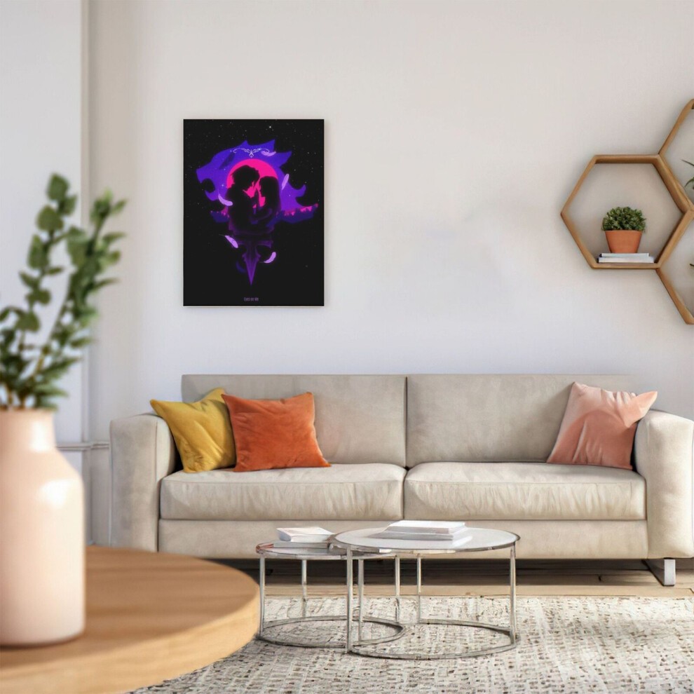 (Eyes on Me=8306) Canvas Print Framed DIY Install Kit- 16x20