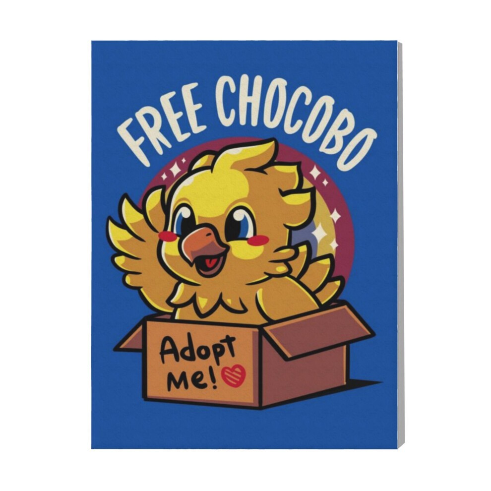 (Chocobo Final Fantasy=4973) Canvas Print Framed DIY Install Kit- 16x20
