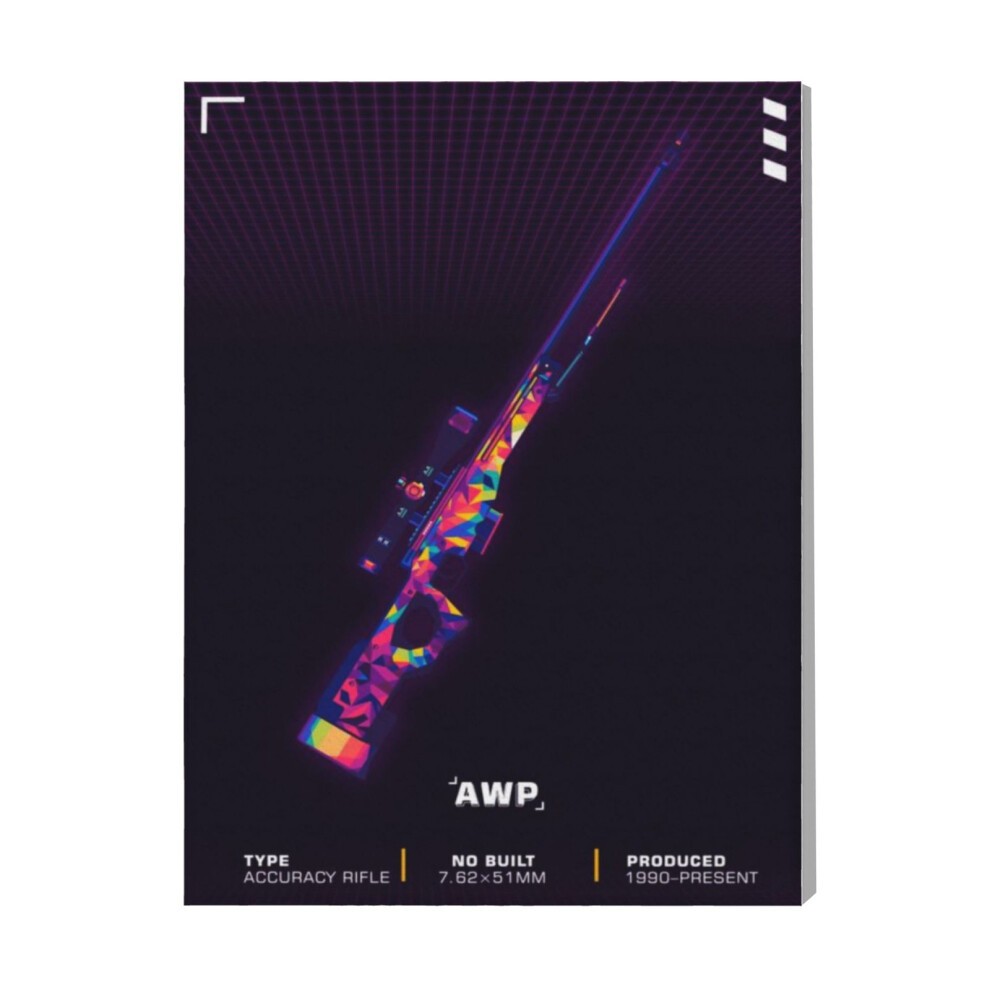 (AWP=5499) Canvas Print Framed DIY Install Kit- 16x20