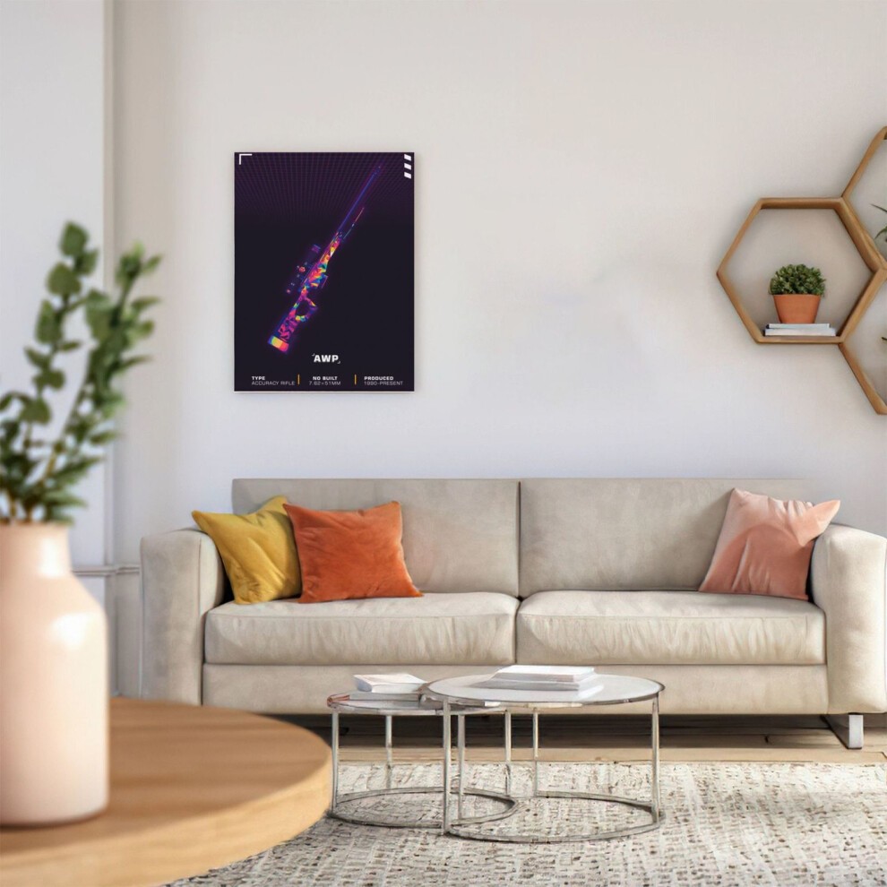 (AWP=5499) Canvas Print Framed DIY Install Kit- 16x20