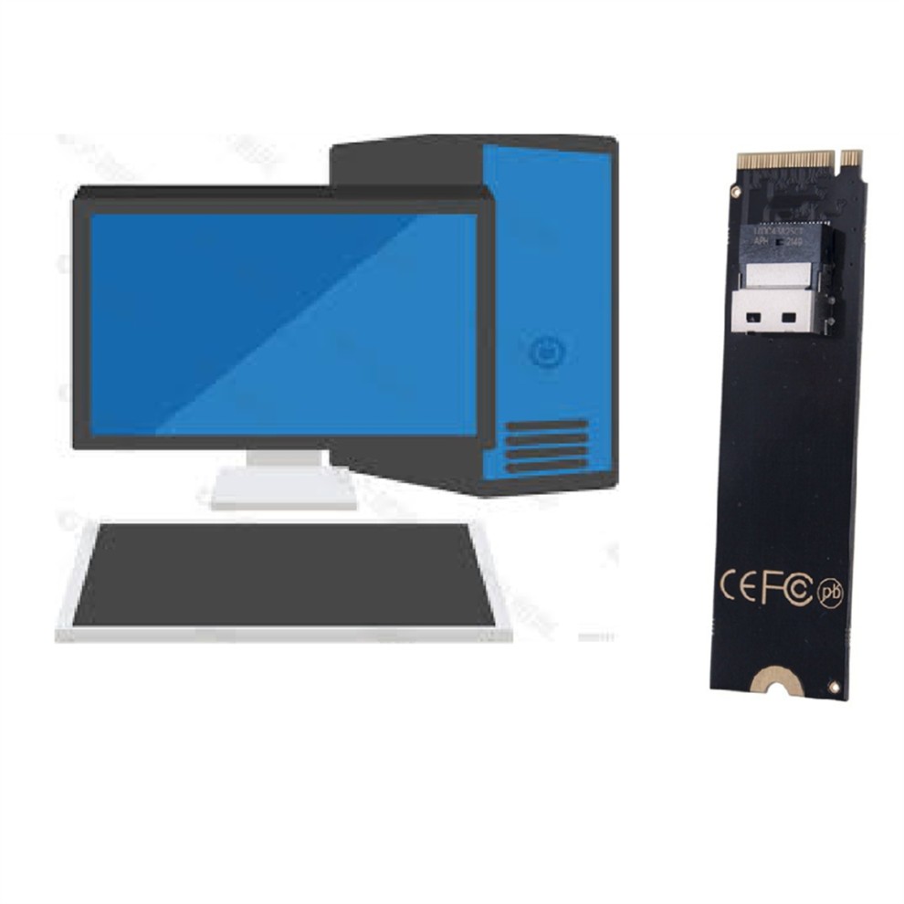 NGFF M.2 M Key to SFF 8654 Adapter Card SFF-8654 Converter Card thumbnail