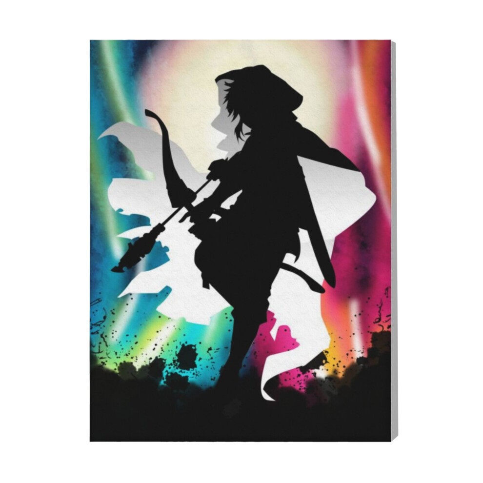(Legend Zelda=6331) Canvas Print Framed DIY Install Kit- 16x20