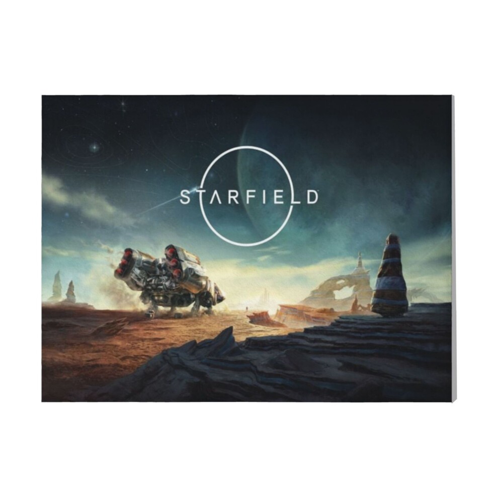 (Ship Landing=3439) Canvas Print Framed DIY Install Kit- 16x20