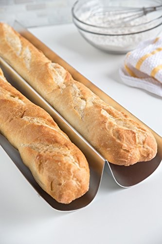 Fox Run Baguette Pan, Tin French Bread Pan, 18