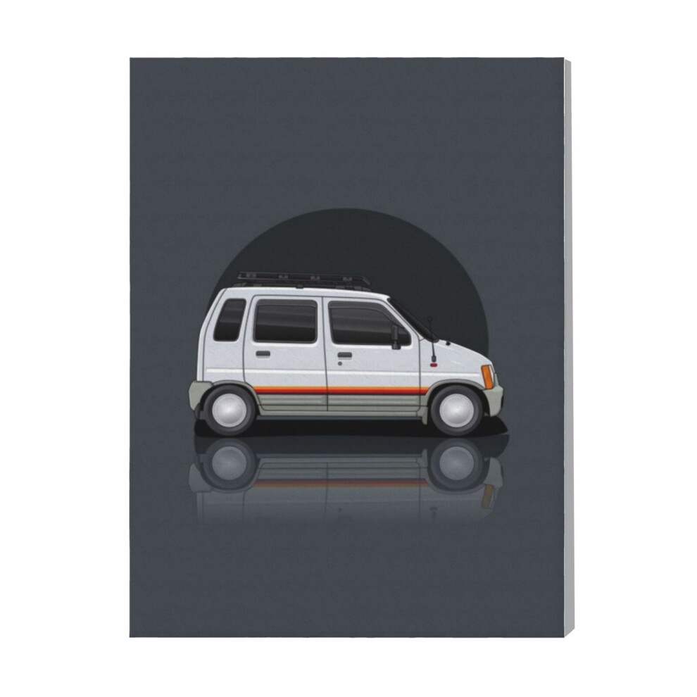(Art Car Karimun=4964) Canvas Print Framed DIY Install Kit- 16x20