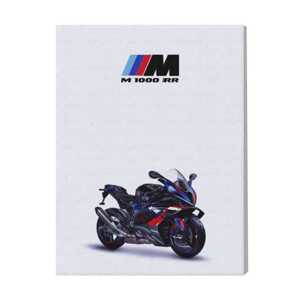 (BMW M 1000 RR=5499) Canvas Print Framed DIY Install Kit- 16x20