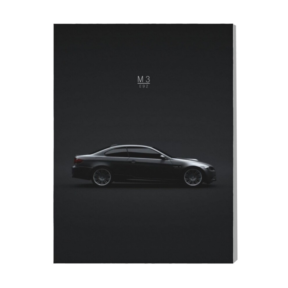 (2008 BMW M3 E92=5330) Canvas Print Framed DIY Install Kit- 16x20